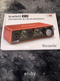 Focusrite Scarlett 2i2 2x2 3rd Generation USB Audio Interface