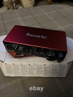 Focusrite Scarlett 2i2 2x2 3rd Generation USB Audio Interface