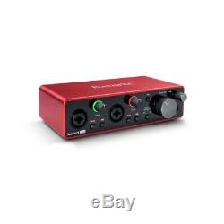 Focusrite Scarlett 2i2 2x2 USB Audio Interface 3rd Gen Manufacturer B-Stock