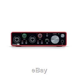 Focusrite Scarlett 2i2 2x2 USB Audio Interface 3rd Gen Manufacturer B-Stock