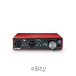 Focusrite Scarlett 2i2 2x2 USB Audio Interface 3rd Gen Manufacturer B-Stock