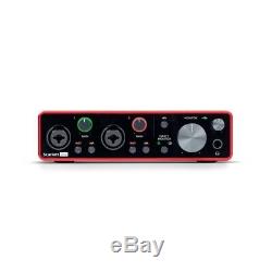 Focusrite Scarlett 2i2 2x2 USB Audio Interface 3rd Gen for Singer/Songwriters