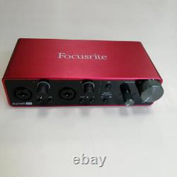 Focusrite Scarlett 2i2 2x2 USB Audio Interface third generation good condition