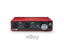 Focusrite Scarlett 2i2 (3rd Gen) 2 In, 2 Out USB Audio Interface