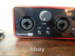 Focusrite Scarlett 2i2 3rd Gen Professional Studio USB Audio Interface