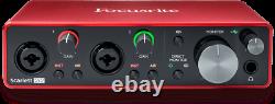 Focusrite Scarlett 2i2 3rd Gen Professional Studio USB Audio Interface