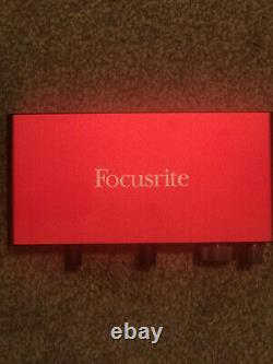 Focusrite Scarlett 2i2 3rd Gen USB Audio Interface