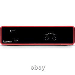 Focusrite Scarlett 2i2 3rd Gen USB Audio Interface + Comprehensive Plugin Bundle