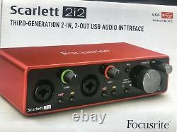 Focusrite Scarlett 2i2 3rd Gen. USB Audio Interface UPC 815301005162