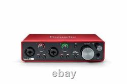 Focusrite Scarlett 2i2 3rd Gen USB Audio Interface for Recording, Songwriting