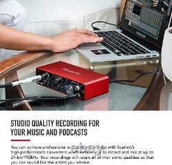 Focusrite Scarlett 2i2 3rd Gen USB Audio Interface for Recording, Songwriting