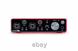 Focusrite Scarlett 2i2 3rd Gen USB Audio Interface for Recording, Songwriting