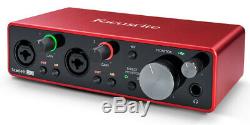 Focusrite Scarlett 2i2 3rd Gen USB Audio Interface with Pro Tools First