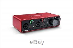 Focusrite Scarlett 2i2 3rd Gen USB Audio Interface with Pro Tools First NEW
