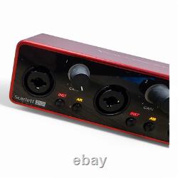 Focusrite Scarlett 2i2 3rd Generation USB Audio Interface Excellent