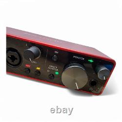 Focusrite Scarlett 2i2 3rd Generation USB Audio Interface Excellent
