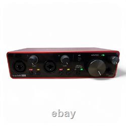 Focusrite Scarlett 2i2 3rd Generation USB Audio Interface Excellent