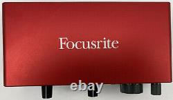 Focusrite Scarlett 2i2 3rd Generation USB Audio Interface (Excellent Condition)