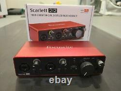 Focusrite Scarlett 2i2 3rd Generation USB Audio Interface with box
