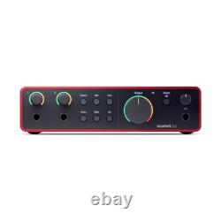 Focusrite Scarlett 2i2 4th Gen Audio Interface