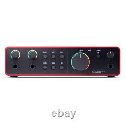 Focusrite Scarlett 2i2 (4th Gen) USB Audio Interface (NEW)