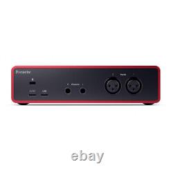 Focusrite Scarlett 2i2 (4th Gen) USB Audio Interface (NEW)