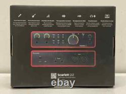 Focusrite Scarlett 2i2 4th Gen USB Audio Interface & Software Bundle