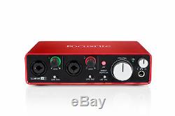 Focusrite Scarlett 2i2 G2 MKii 24/192 2 in/2 out USB Audio Interface B STOCK