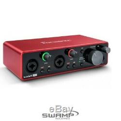 Focusrite Scarlett 2i2 Gen 3 2-in 2-out USB Audio Interface with 2 Preamps
