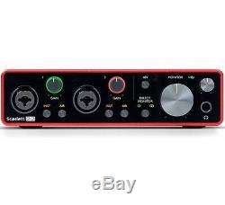 Focusrite Scarlett 2i2 Gen 3 2-in 2-out USB Audio Interface with 2 Preamps