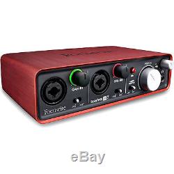 Focusrite Scarlett 2i2 Portable USB Audio Interface