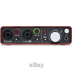 Focusrite Scarlett 2i2 Portable USB Audio Interface