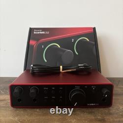 Focusrite Scarlett 2i2 Recording Interface 4th Generation Brand New