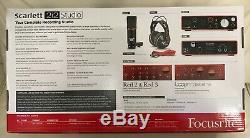 Focusrite Scarlett 2i2 Studio 2nd Gen USB Audio Interface, Ableton, ProTools, BNIB