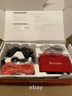 Focusrite Scarlett 2i2 Studio 2nd Gen USB Audio Interface Studio Pack