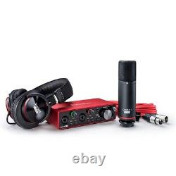 Focusrite Scarlett 2i2 Studio 3rd Gen 2-in, 2-out USB Audio Interface Bundle