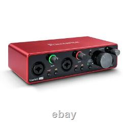 Focusrite Scarlett 2i2 Studio 3rd Gen 2-in, 2-out USB Audio Interface Bundle