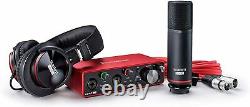 Focusrite Scarlett 2i2 Studio 3rd Gen 2x2 USB Audio Interface Bundle