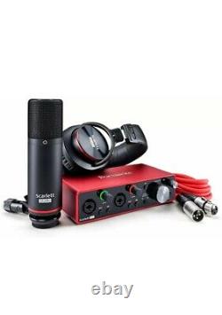 Focusrite Scarlett 2i2 Studio 3rd Gen USB Audio Interface + Ableton & Pro Tools