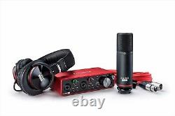 Focusrite Scarlett 2i2 Studio 3rd Gen USB Audio Interface and Recording Bundle