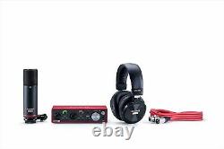 Focusrite Scarlett 2i2 Studio 3rd Gen USB Audio Interface and Recording Bundle