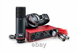 Focusrite Scarlett 2i2 Studio 3rd Gen USB Audio Interface and Recording Bundle