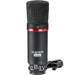 Focusrite Scarlett 2i2 Studio Recording Bundle with Pro Tools Behringer Speakers