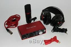 Focusrite Scarlett 2i2 Studio USB Audio Interface & Recording Bundle, 2nd Gen