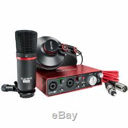 Focusrite Scarlett 2i2 Studio USB Audio Interface and Recording Bundle