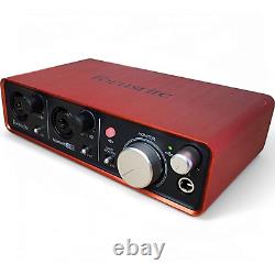 Focusrite Scarlett 2i2 USB Audio Interface (1st Gen) Excellent