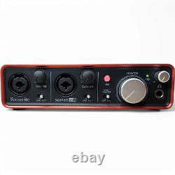 Focusrite Scarlett 2i2 USB Audio Interface (1st Gen) Excellent