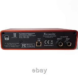 Focusrite Scarlett 2i2 USB Audio Interface (1st Gen) Excellent