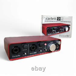 Focusrite Scarlett 2i2 USB Audio Interface (1st Gen) Excellent & Boxed