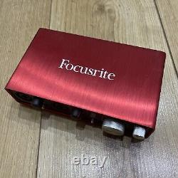 Focusrite Scarlett 2i2 USB Audio Interface, 2nd gen, for Mac + PC